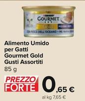Offerta per Gourmet Purina - Alimento Umido Per Gatti Gold Gusti a 0,65€ in Carrefour Express