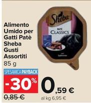 Offerta per Sheba - Alimento Umido Per Gatti Patè a 0,59€ in Carrefour Express