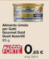 Offerta per Gourmet Purina - Alimento Umido Per Gatti a 0,65€ in Carrefour Express