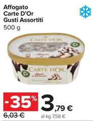 Offerta per Algida - Affogato Carte D'or a 3,79€ in Carrefour Express