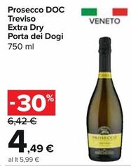 Offerta per Porta Dei Dogi - Prosecco DOC Treviso Extra Dry a 4,49€ in Carrefour Express