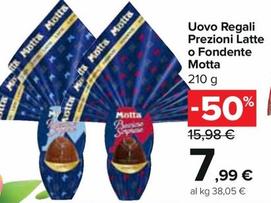Offerta per Motta - Uovo Regali Prezioni Latte O Fondente a 7,99€ in Carrefour Express