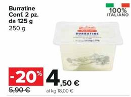 Offerta per Sabelli - Burratine a 4,5€ in Carrefour Express
