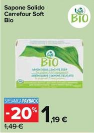 Offerta per Carrefour Soft Bio - Sapone Solido a 1,19€ in Carrefour Express