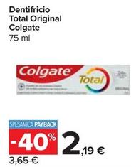 Offerta per Colgate - Dentifricio Total Original a 2,19€ in Carrefour Express