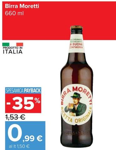 Offerta per Moretti - Birra a 0,99€ in Carrefour Express