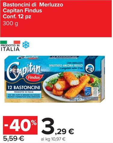 Offerta per Findus - Bastoncini Di Merluzzo a 3,29€ in Carrefour Express
