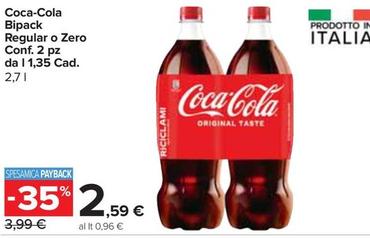Offerta per Coca Cola - Bipack Regular O Zero a 2,59€ in Carrefour Express