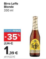 Offerta per Leffe - Birra Blonde a 1,39€ in Carrefour Express