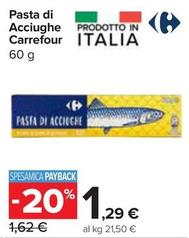 Offerta per Carrefour - Pasta Di Acciughe a 1,29€ in Carrefour Express