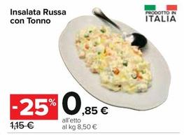 Offerta per Insalata Russa Con Tonno a 0,85€ in Carrefour Express