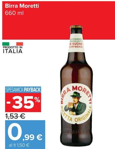 Offerta per Moretti - Birra a 0,99€ in Carrefour Express