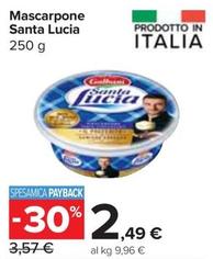 Offerta per Santa Lucia - Mascarpone a 2,49€ in Carrefour Express