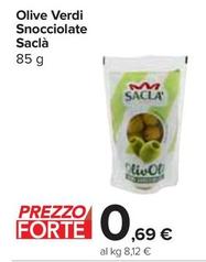 Offerta per Saclà - Olive Verdi Snocciolate a 0,69€ in Carrefour Express