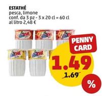 Offerta per Estathé - Pesca, Limone a 1,49€ in PENNY
