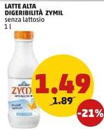 Offerta per Parmalat - Latte Alta Digeribilità Zymil a 1,49€ in PENNY