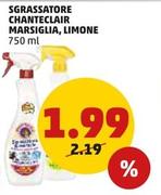 Offerta per Chanteclair - Sgrassatore Marsiglia, Limone a 1,99€ in PENNY