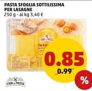 Offerta per Pasta Sfoglia Sottilissima Per Lasagne a 0,85€ in PENNY
