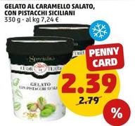Offerta per Cuor Di Terra - Gelato Al Caramello Salato, Con Pistacchi Siciliani a 2,39€ in PENNY