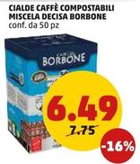 Offerta per Caffe Borbone - Cialde Caffè Compostabili Miscela Decisa a 6,49€ in PENNY
