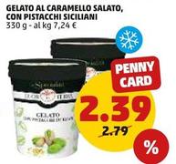 Offerta per Cuor Di Terra - Gelato Al Caramello Salato, Con Pistacchi Siciliani a 2,39€ in PENNY
