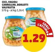 Offerta per Valfrutta - Ceci, Fagioli Cannellini, Borlotti a 1,29€ in PENNY