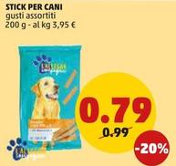 Offerta per Stick Per Cani a 0,79€ in PENNY
