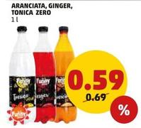 Offerta per Funny Drink - Aranciata, Ginger, Tonica Zero a 0,59€ in PENNY