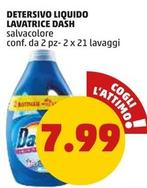 Offerta per Dash - Detersivo Liquido Lavatrice a 7,99€ in PENNY