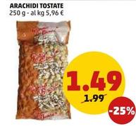 Offerta per Arachidi Tostate a 1,49€ in PENNY