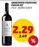 Offerta per Sangiovese Primitivo Puglia IGT a 2,29€ in PENNY