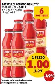 Offerta per Mutti - Passata Di Pomodoro a 1€ in PENNY