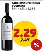 Offerta per Sangiovese Primitivo Puglia IGT a 2,29€ in PENNY