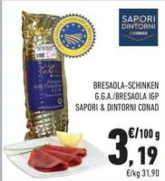 Offerta per Conad - Bresaola IGP Sapori & Dintorni a 3,19€ in Conad City