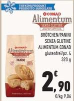 Offerta per Conad - Panini Senza Glutine Alimentum a 2,9€ in Conad City