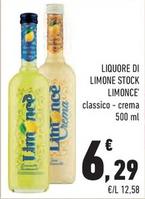 Offerta per Limoncè - Liquore Di Limone Stock a 6,29€ in Conad City