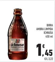 Offerta per Ichnusa - Birra Ambra Limpida a 1,45€ in Conad City