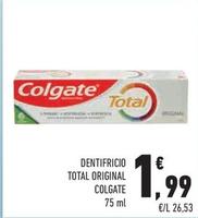 Offerta per Colgate - Dentifricio Total Original a 1,99€ in Conad City