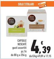 Offerta per Nescafé - Capsule a 4,39€ in Conad City