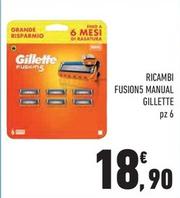 Offerta per Gillette - Ricambi Fusion5 Manual a 18,9€ in Conad City