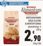 Offerta per Conad - Panini Senza Glutine Alimentum a 2,9€ in Conad