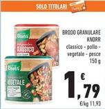 Offerta per Knorr - Brodo Granulare a 1,79€ in Conad