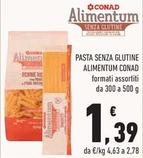 Offerta per Conad - Pasta Senza Glutine Alimentum a 1,39€ in Conad