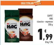 Offerta per Hag - Caffe Classico a 1,99€ in Conad