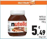 Offerta per Ferrero - Nutella a 5,49€ in Conad City