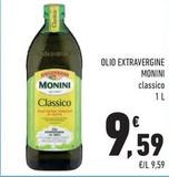 Offerta per Monini - Olio Extravergine a 9,59€ in Conad City