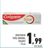 Offerta per Colgate - Dentifricio Total Original a 1,99€ in Margherita Conad