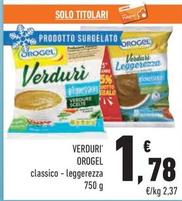 Offerta per Orogel - Verduri' a 1,78€ in Margherita Conad