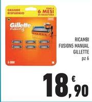 Offerta per Gillette - Ricambi Fusion5 Manual a 18,9€ in Margherita Conad