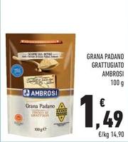Offerta per Ambrosi - Grana Padano Grattugiato a 1,49€ in Margherita Conad